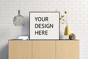 9 mock up poster frame in interior, a Print Template by ChromiumHeart (Thumbnail 10 of 10)