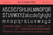 CS Sublime – Trippy Font, a Sans Serif Font by Craft Supply Co. (Thumbnail 8 of 8)