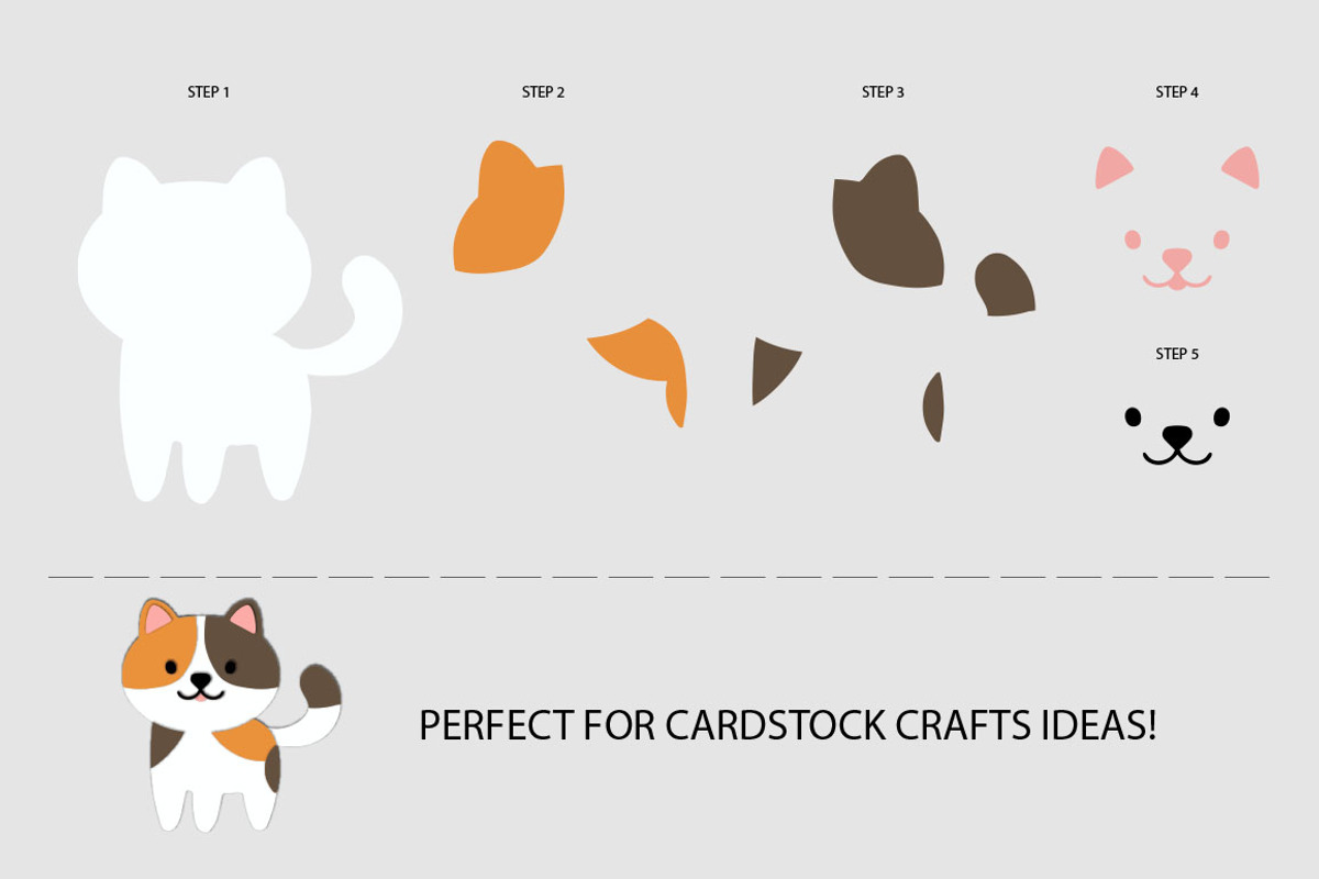 Cardstock ideas / Cat Cricut / Cat, an Animal Illustration by Luba Vega (Photo 3 of 3)