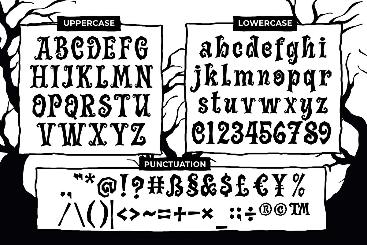 Night Tickle a Horror Playful Font, a Font by Blankids Studio (Photo 8 of 10)