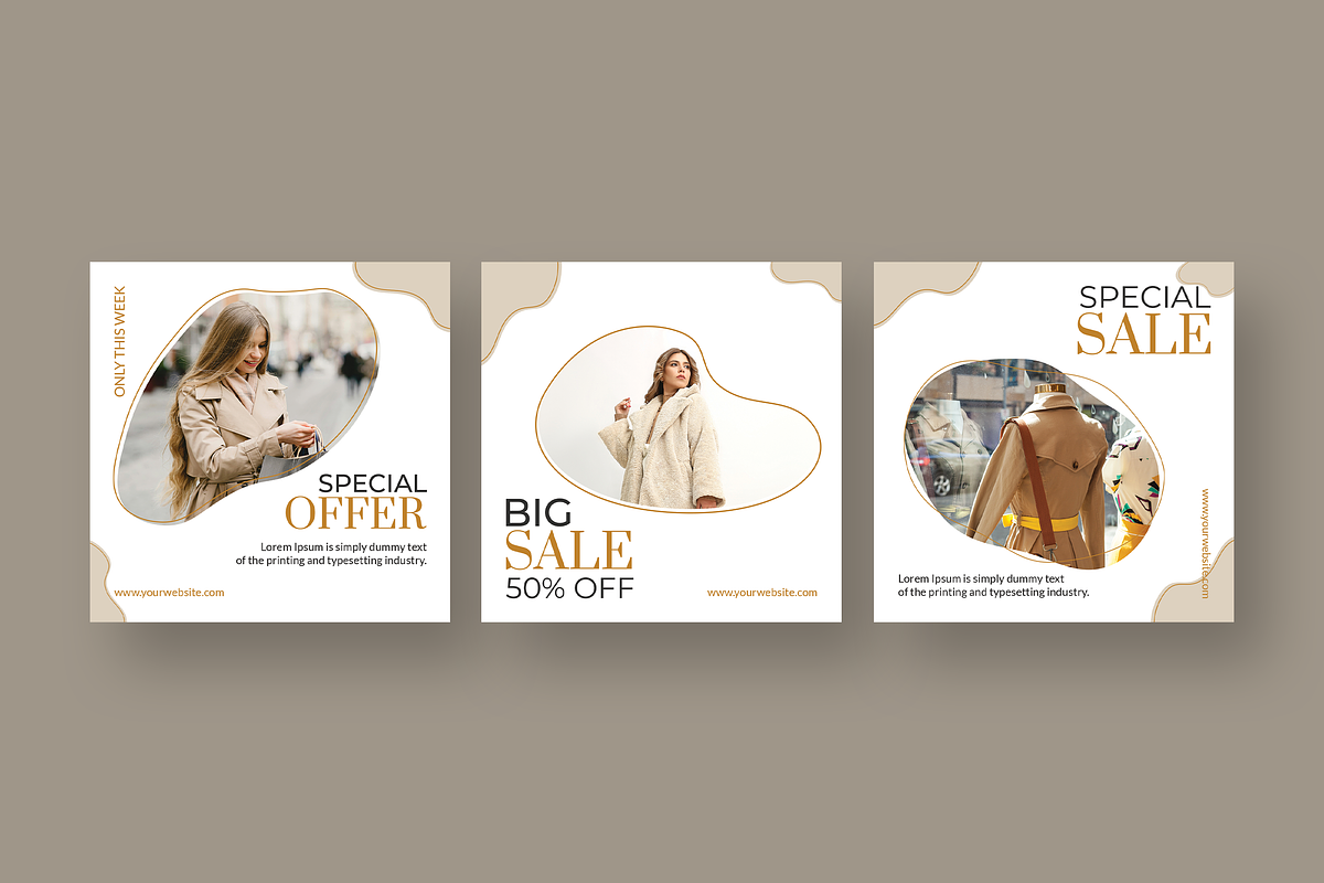 Fashion - Instagram Post Template, a Social Media Template by UnicodeID (Photo 4 of 4)