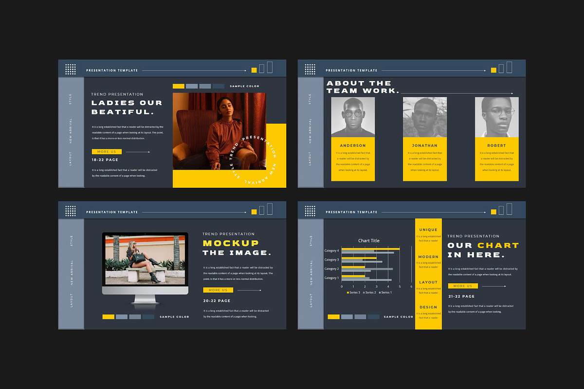 WALKMAN Google Slide Template, a Presentation Template by GridlineType (Photo 6 of 9)