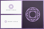 20 Circle geometric logos - outline, a Branding & Logo Template by VP Fonts (Thumbnail 11 of 21)