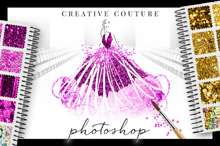 Glittery Styles Bundle Photoshop Ps