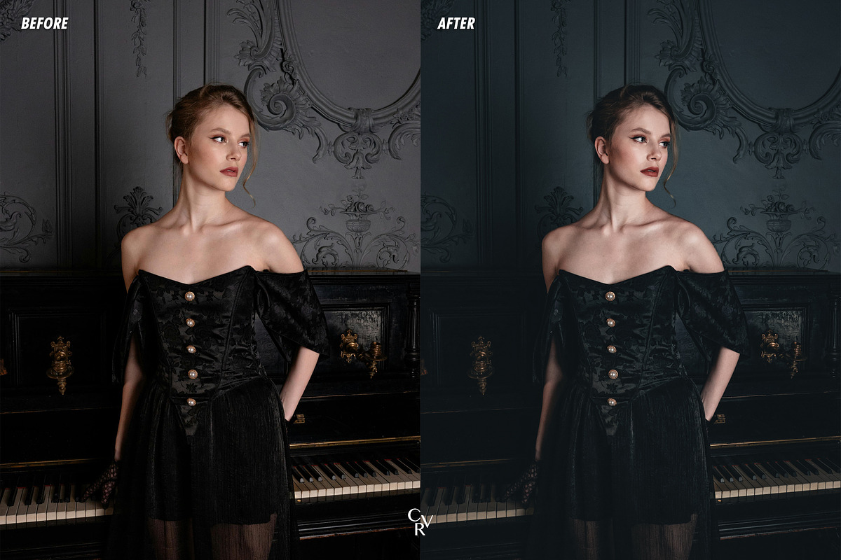 15 Gothic Lightroom Presets, a Preset Add-On by CVR Presets (Photo 8 of 8)