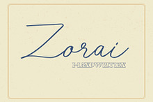 Zorai - Handwritten Font