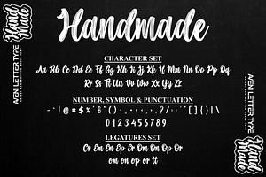 Handmade Handwritten Brush Font