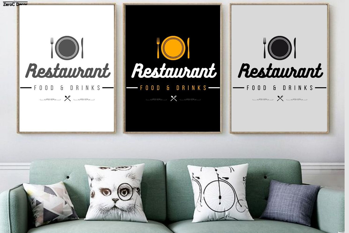 Delicious Restaurant Logo Design, a Branding & Logo Template by Mishek Munene (Photo 6 of 9)