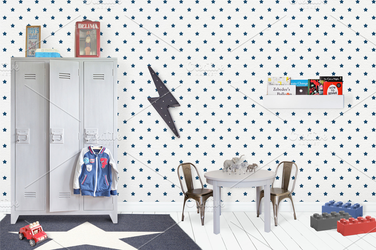 Kids Room Wall/Frame Mock Up 8, a Print Template by Whimsicality (Photo 2 of 4)