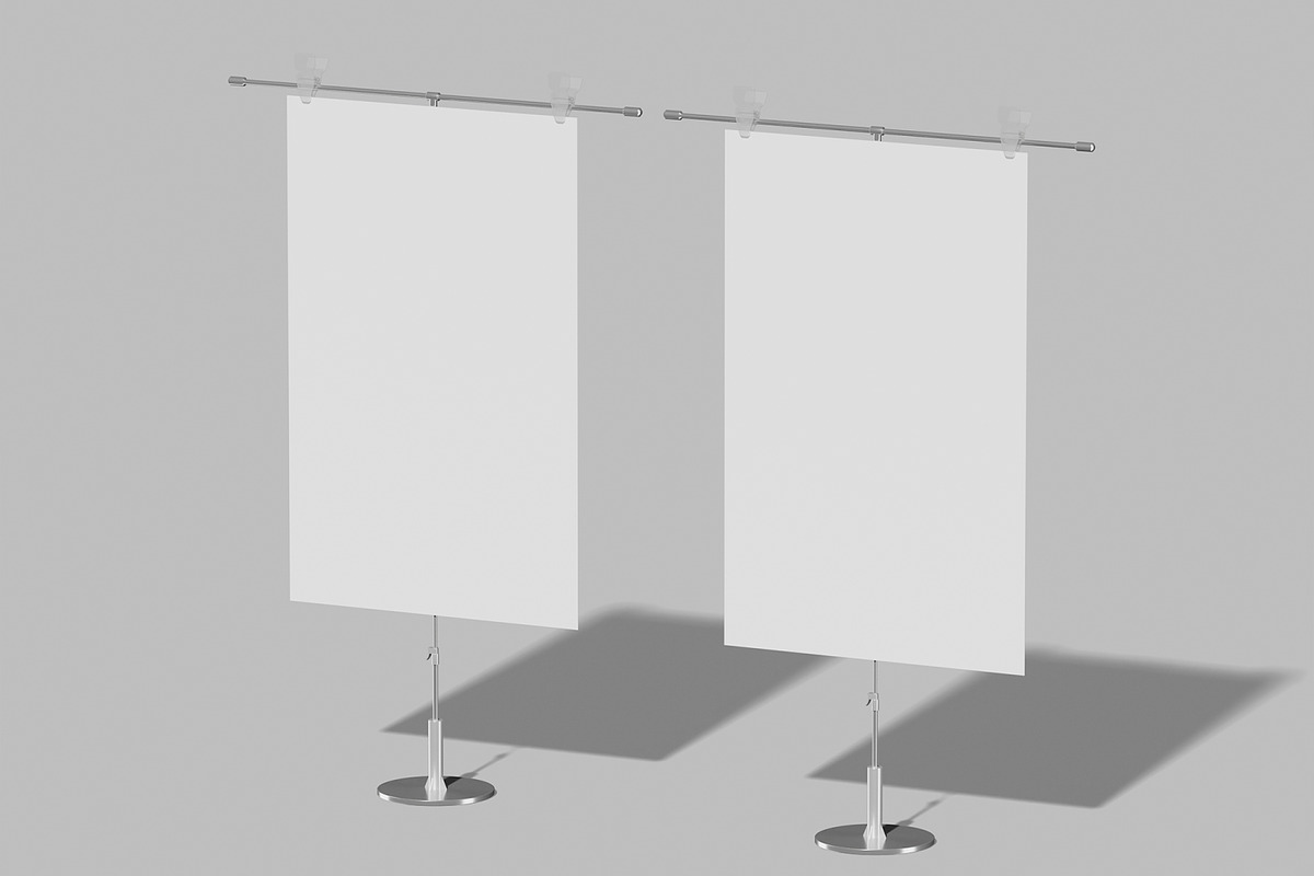 Poster Clip Stand Mockup, an Advertising Mockup by Unerispace (Photo 3 of 5)