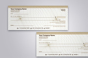 Vintage Bank Check Template, a Stationery Template by DesignerCandies (Thumbnail 2 of 2)