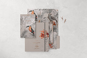 Tropical Birds Luxury Pattern, a Pattern Graphic by paper aesthetic (Thumbnail 2 of 7)