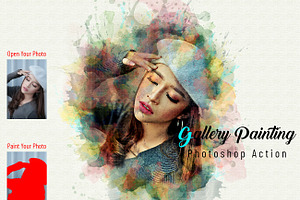 Watercolor Effect Photoshop Action B