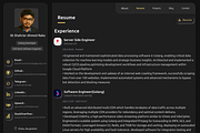 DarkGolden Customizable Portfolio, a React Template by skshahriarahmedraka (Thumbnail 10 of 13)