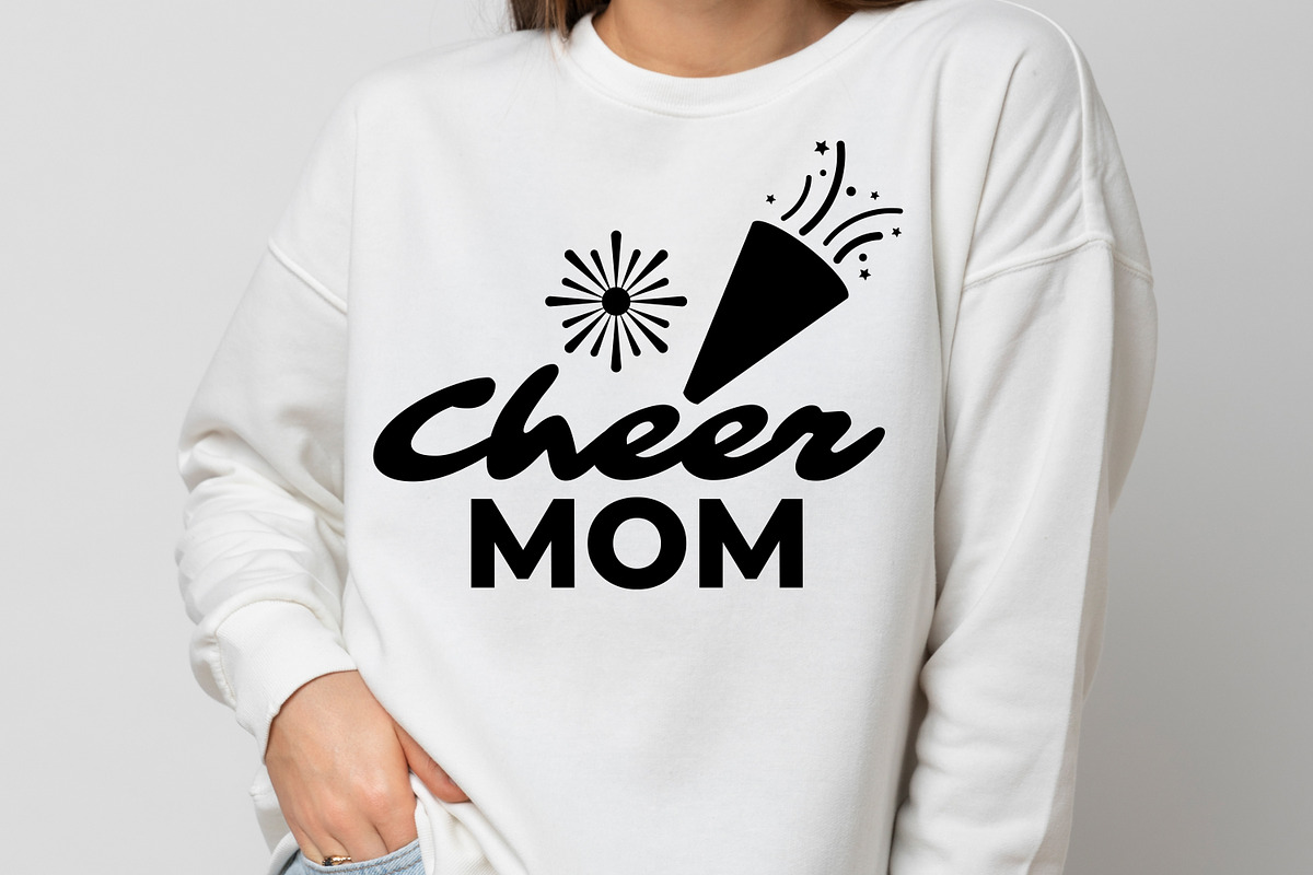 Cheer Mom Svg Bundle, a Graphic by M9 Design (Photo 2 of 10)