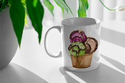 Watercolor italian ice cream clipart, a Food Illustration by Fresh art by Larysa (Thumbnail 3 of 4)