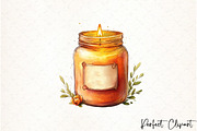 Golden Mother's Day Clipart, an Illustration by Watercolor design (Thumbnail 10 of 10)