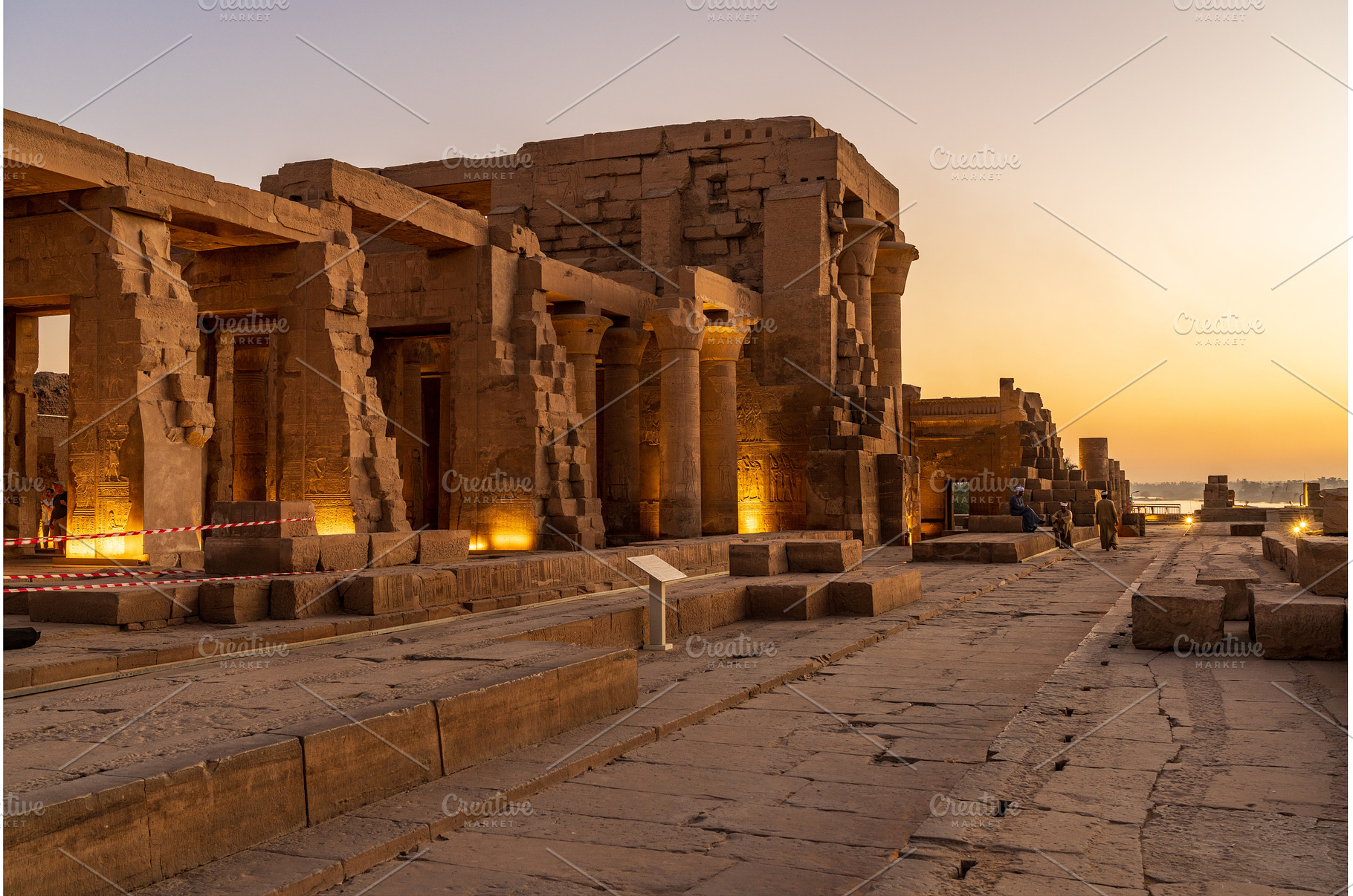 Temple of Sobek and Horus at Kom, an Architecture Photo by Backyard Stock