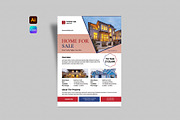 Real Estate Flyer Template, a Flyer Template by E-Type (Thumbnail 1 of 3)
