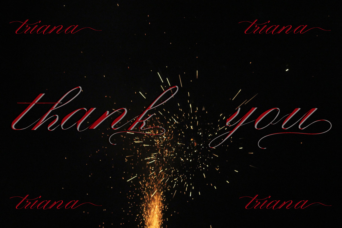 Triana Font preview 5