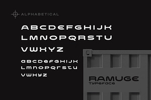 Ramuge Industrial Futuristic Font