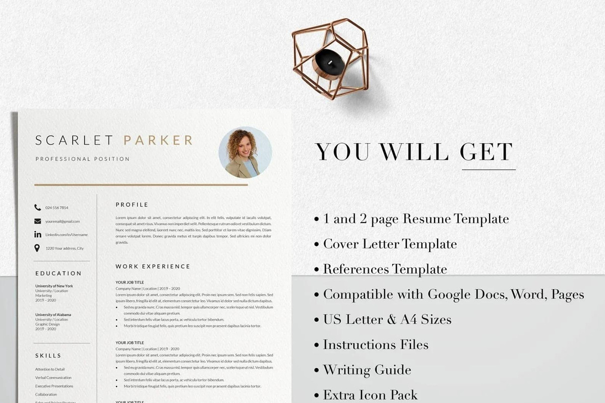 Resume Template Creative, a Resume Template by LucaTheme (Photo 8 of 10)