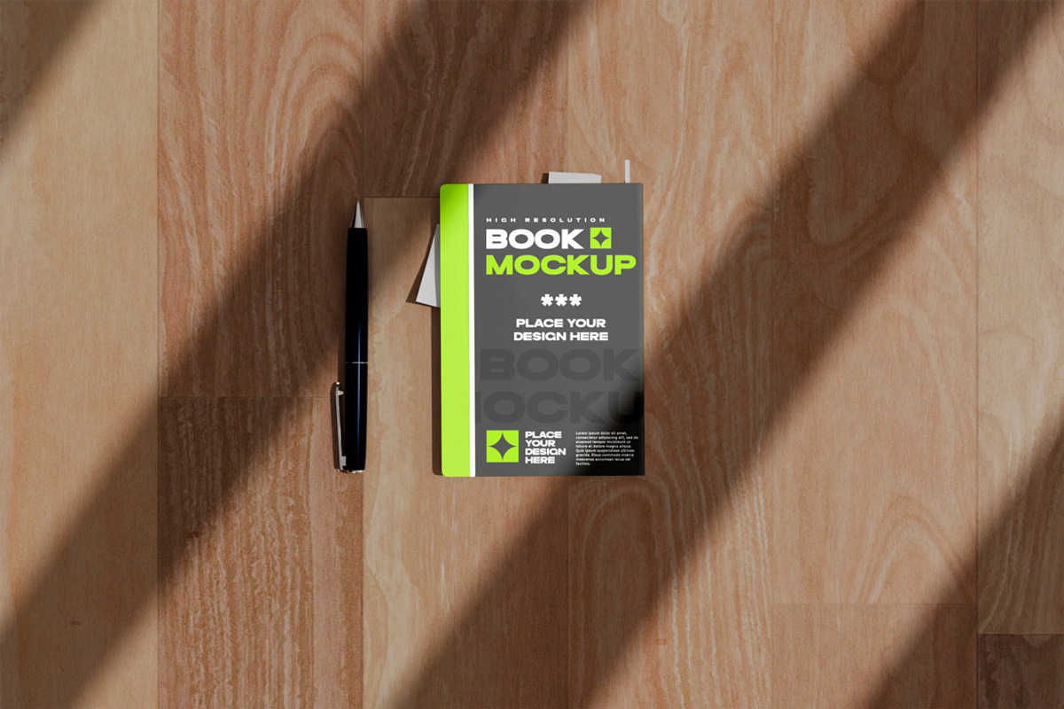 Book Mockup, a Mockup by Mockupnine (Photo 7 of 7)