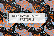 UNDERWATER / SPACE PATTERNS, a Pattern Graphic by ANAKOTO (Thumbnail 15 of 17)