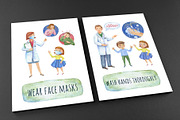 Medical watercolor clip art, a Healthcare Illustration by Kattarina Po (Thumbnail 5 of 6)