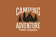Camping Adventure Graphic Set, an Illustration by cd-design.co (Thumbnail 4 of 7)