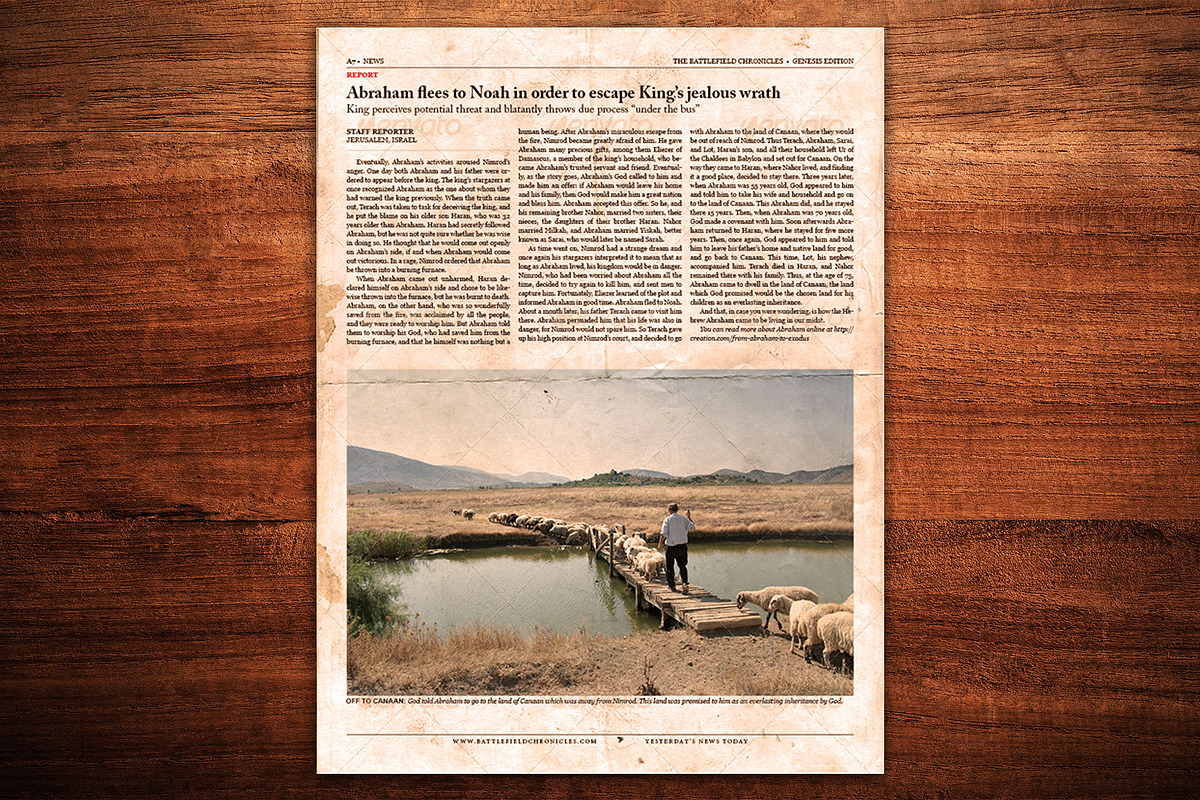 Newspaper Template for InDesign, a Magazine Template by Newspaper Templates (Photo 9 of 12)