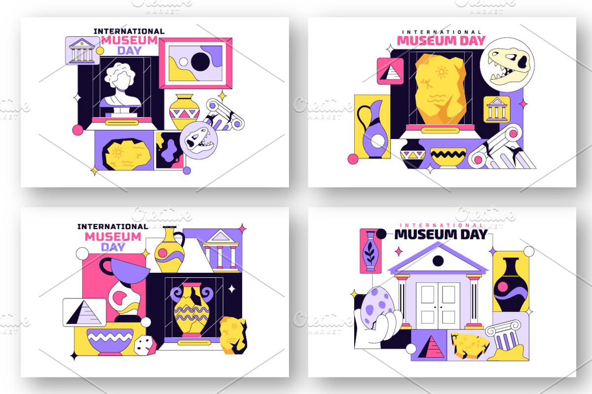 10 International Museum Day, an Object Illustration by denayunebgt (Photo 3 of 4)