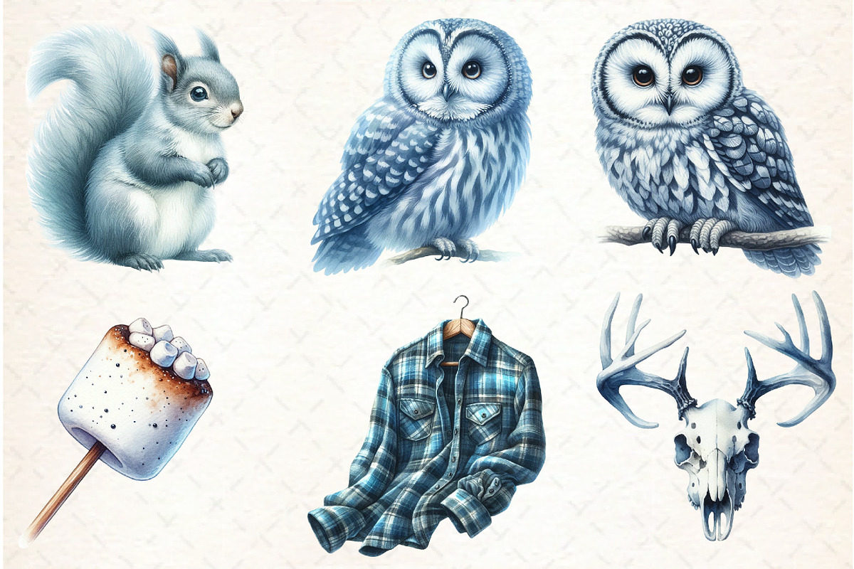 Summer Camping Clipart, an Illustration by Libby Wishes (Photo 4 of 7)