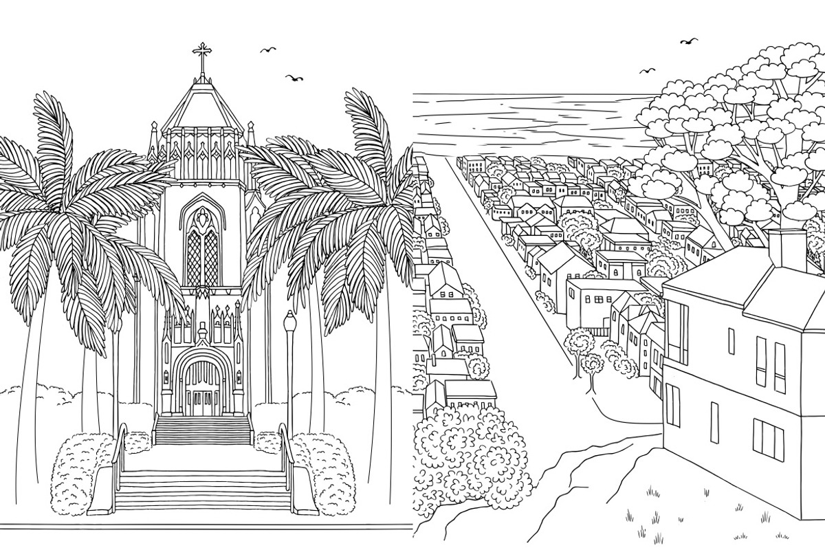 San Francisco - Hand Drawn Line Art, an Illustration by Franzi draws (Photo 5 of 6)