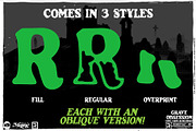 Grave Obsession - Grunge Font, a Serif Font by Remedy667 (Thumbnail 2 of 9)
