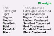 Algoria | Sans Serif Family 36 Font, a Sans Serif Font by Sealoung (Thumbnail 2 of 11)