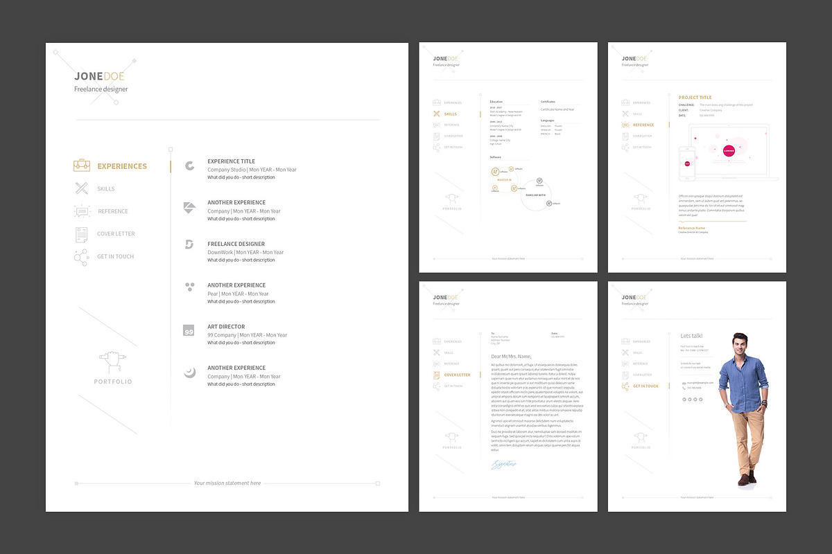 Interactive PDF Resume, a Resume Template by pistakovac (Photo 1 of 3)