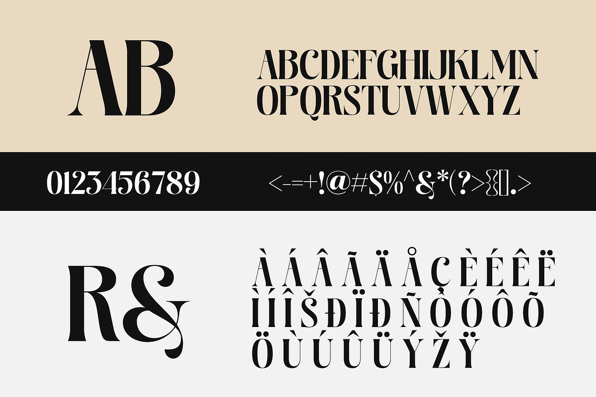 Amulan - Elegant Serif Typeface, a Serif Font by Luna Shop (Photo 2 of 6)