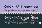 Sanzibar Pro, a Sans Serif Font by ArtyType (Thumbnail 6 of 7)