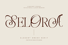 Selora Elegant Swash Serif Font