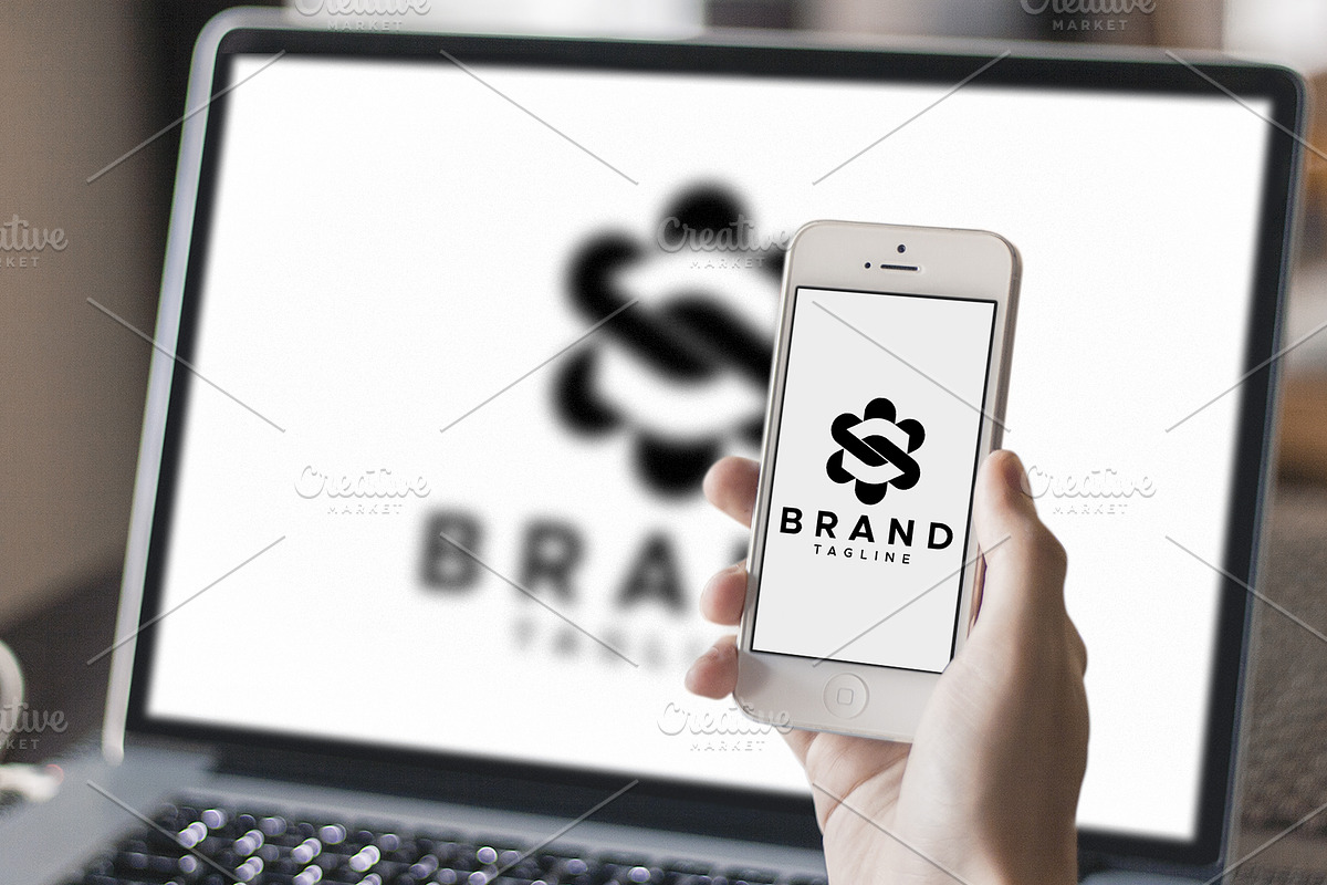 S letter technology logo design, a Branding & Logo Template by Amadul11 (Photo 5 of 5)