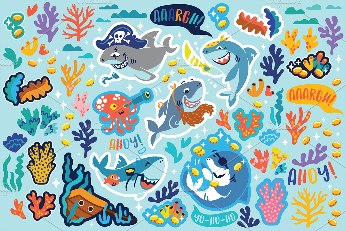 Big Sticker Bundle #1, an Animal Illustration by PenguinHouse (Photo 3 of 16)