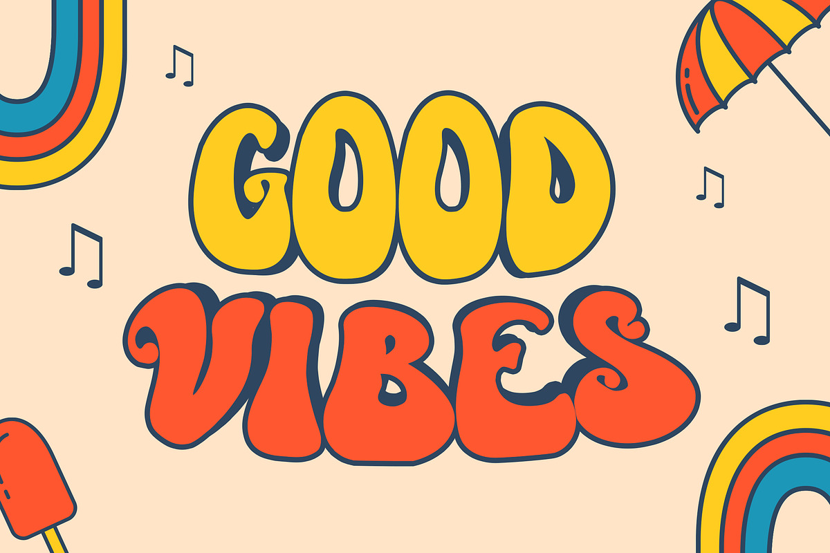 QueenMelody - Groovy Display Font, a Symbol Font by AQR Studio (Photo 5 of 9)