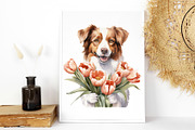 Festive dogs bundle, an Animal Illustration by TheCuteShop (Thumbnail 4 of 33)