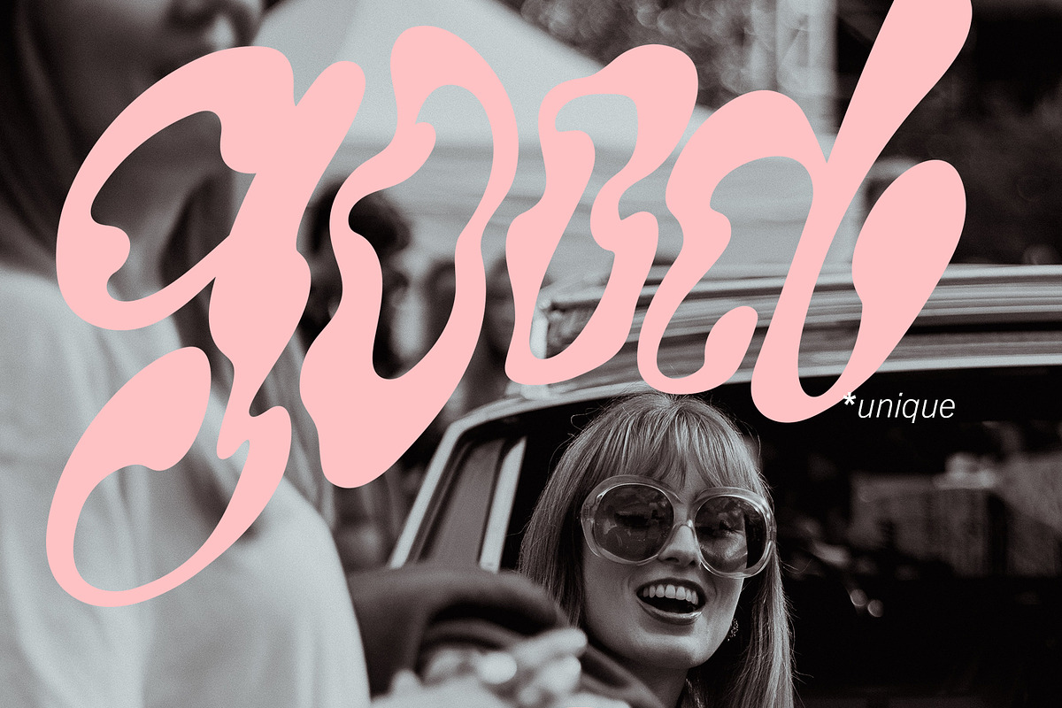 BUNDLE Y2K Lettering Liquid & Groovy, an Object Graphic by Oksana Trygub (Photo 50 of 53)