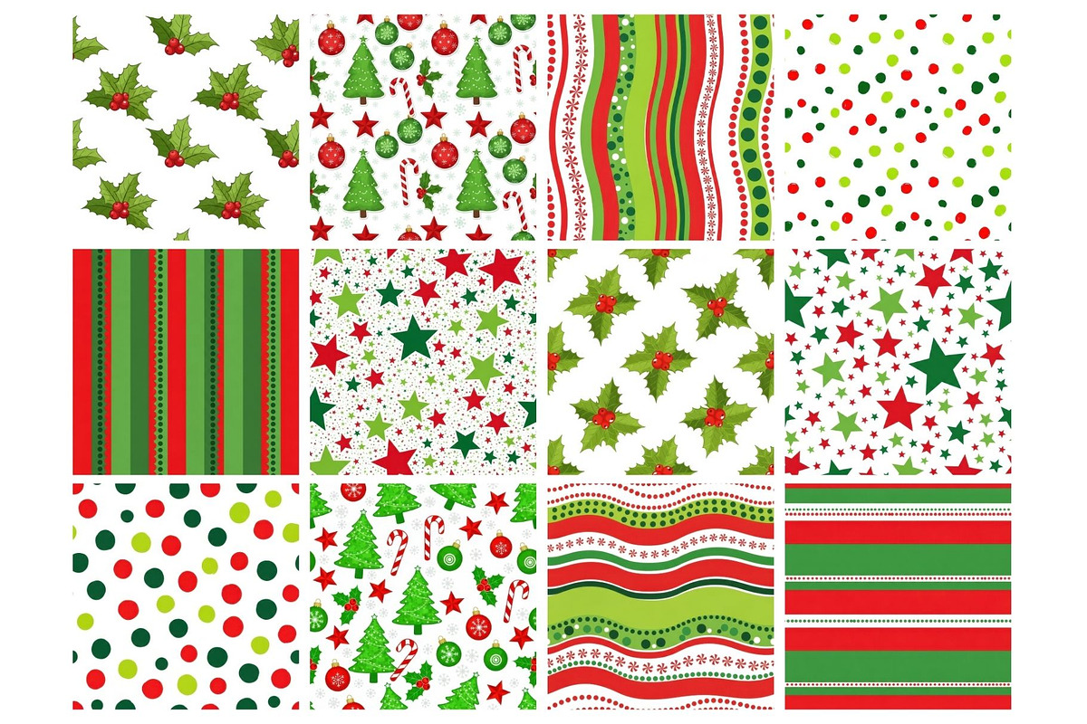 Christmas Party Seamless, an Illustration by Mashimara (Photo 2 of 4)