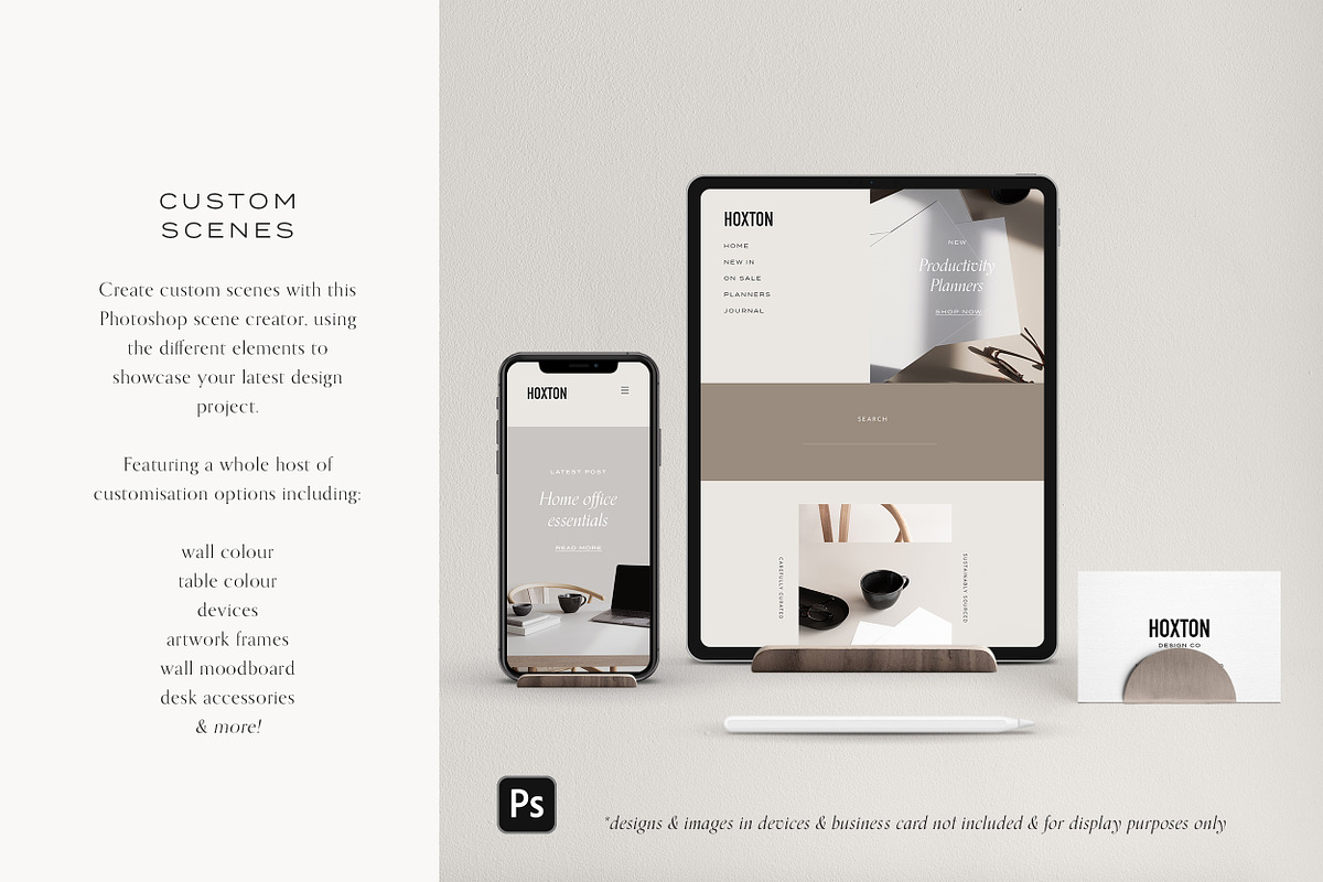 Desktop & Multi Device Scene Creator, a Mac Mockup by Moyo Studio (Photo 6 of 15)