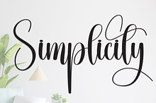 Simplicity | Script Font