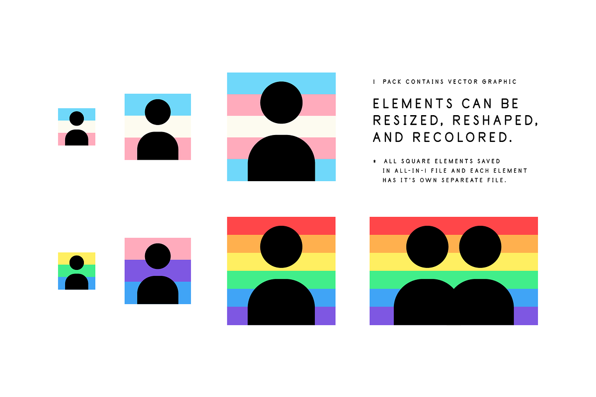 Pride Fest. Graphic pack., a Graphic by V2.GRAPHICS (Photo 5 of 9)
