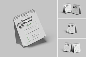 Calendar Mockup, a Merchandise Mockup by seramoe